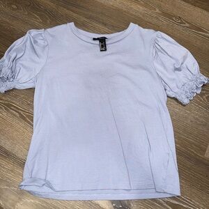 Forever 21 Light Blue Short Sleeve Top